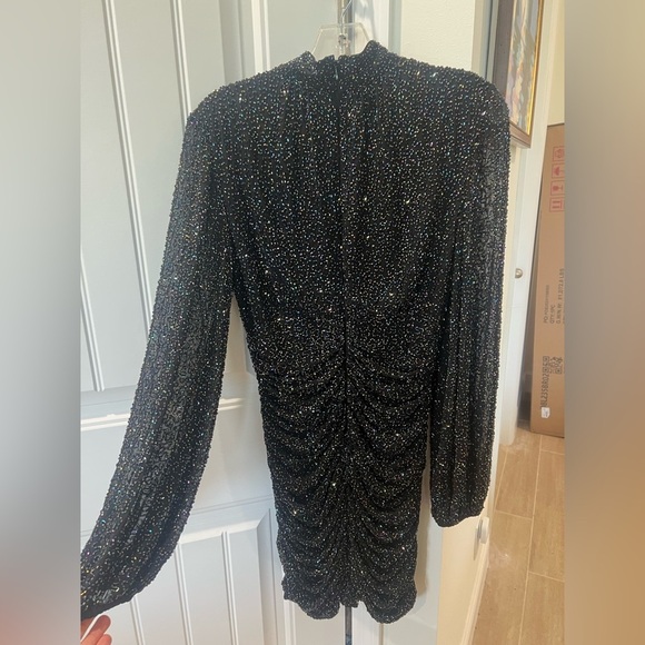 NWOT Jay Godfrey Farre Hand Beaded Mini Dress - size 4 - Picture 9 of 12